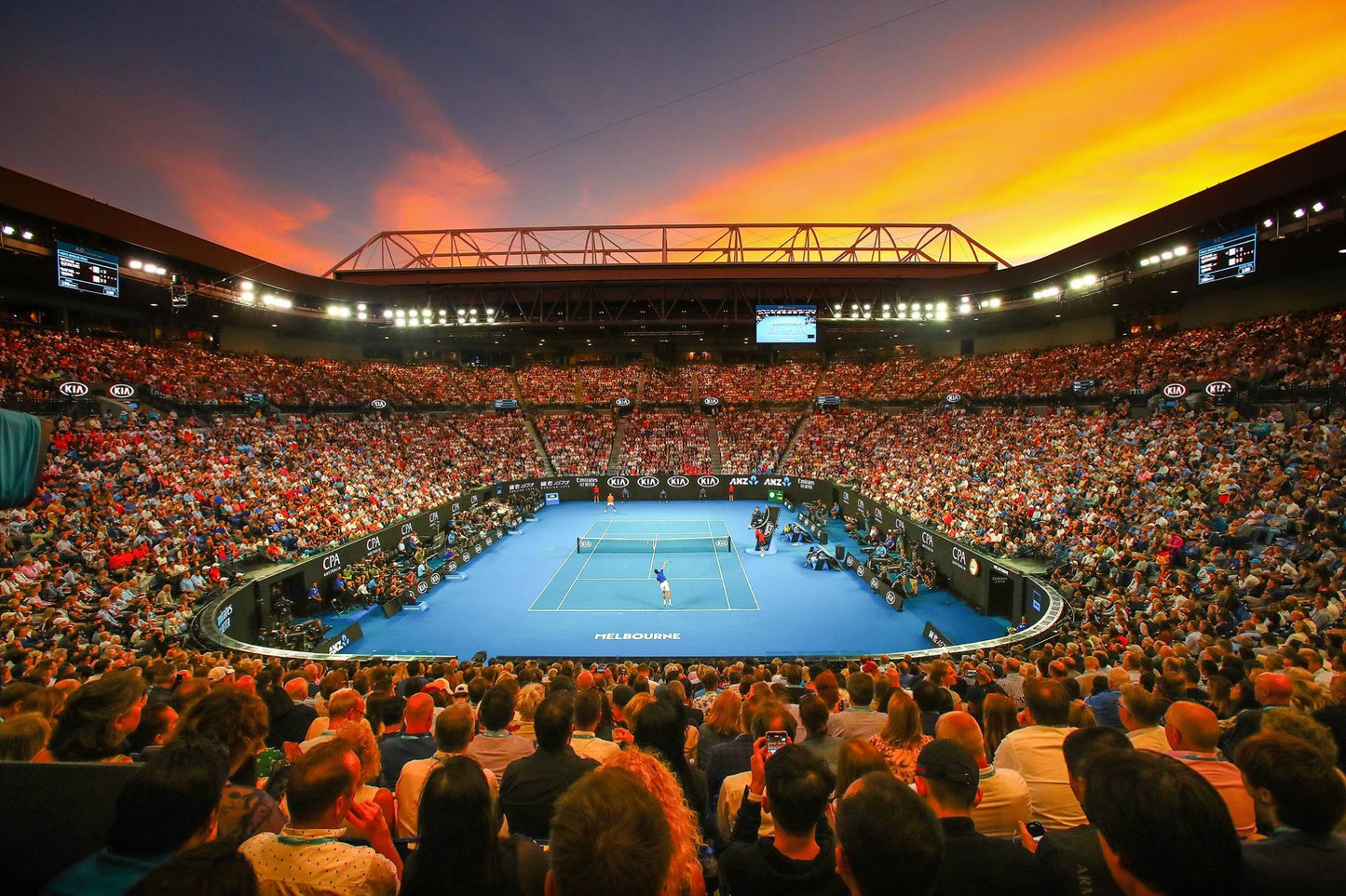 07 Melbourne Park Sunset